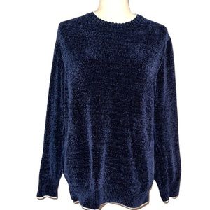 Shein Deep Blue Long sleeve Sweater top XL Excellent Condition Super soft